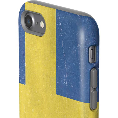 Sweden Flag Distressed iPhone SE (2nd & 3rd Gen) Pro Case